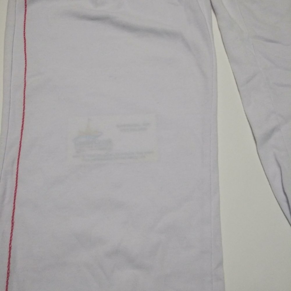 Sale White pink tie off capri "baseball style" - Picture 6 of 13